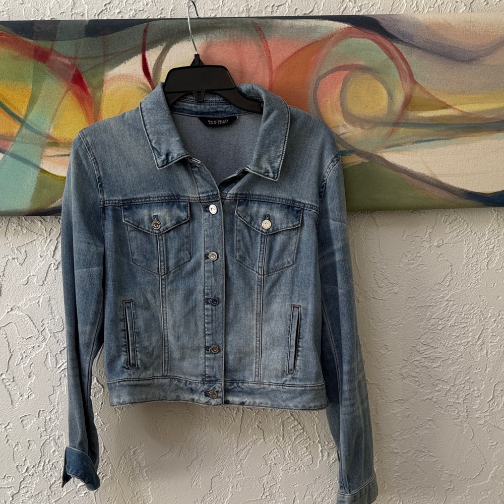 Trendy Denim Blue Jean Jacket